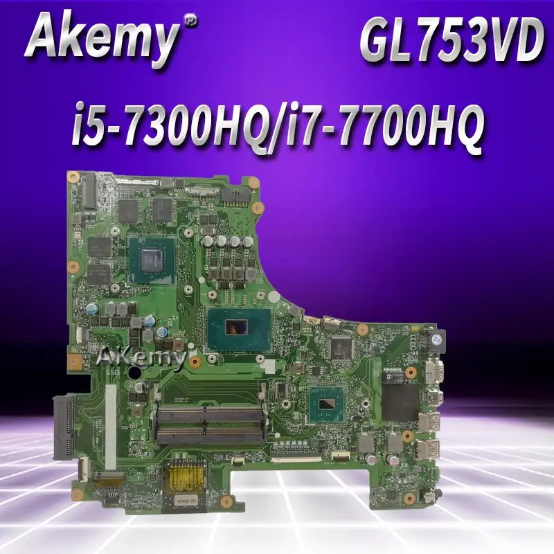 Материнская плата для ASUS GL753VE GL753VD GL753V GL753 материнская плата для ноутбука teste OK GTX1050/4 GB i5-7300HQ i7-7700HQ