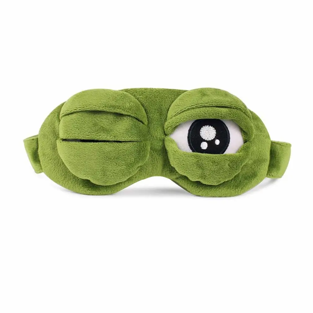 

Lovely Frogs Eyes Sleeping Eye Mask Night Sleep Elastic Bandage Eyeshade Cover Eyepatch Blindfolds For Flight Travel Office