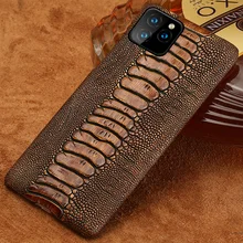 Genuine Cowhide Leather phone back cover case For Apple iPhone 11 Pro 11Pro Max  XS Max XR 7 8 plus Myl-19W luxury Cover Case