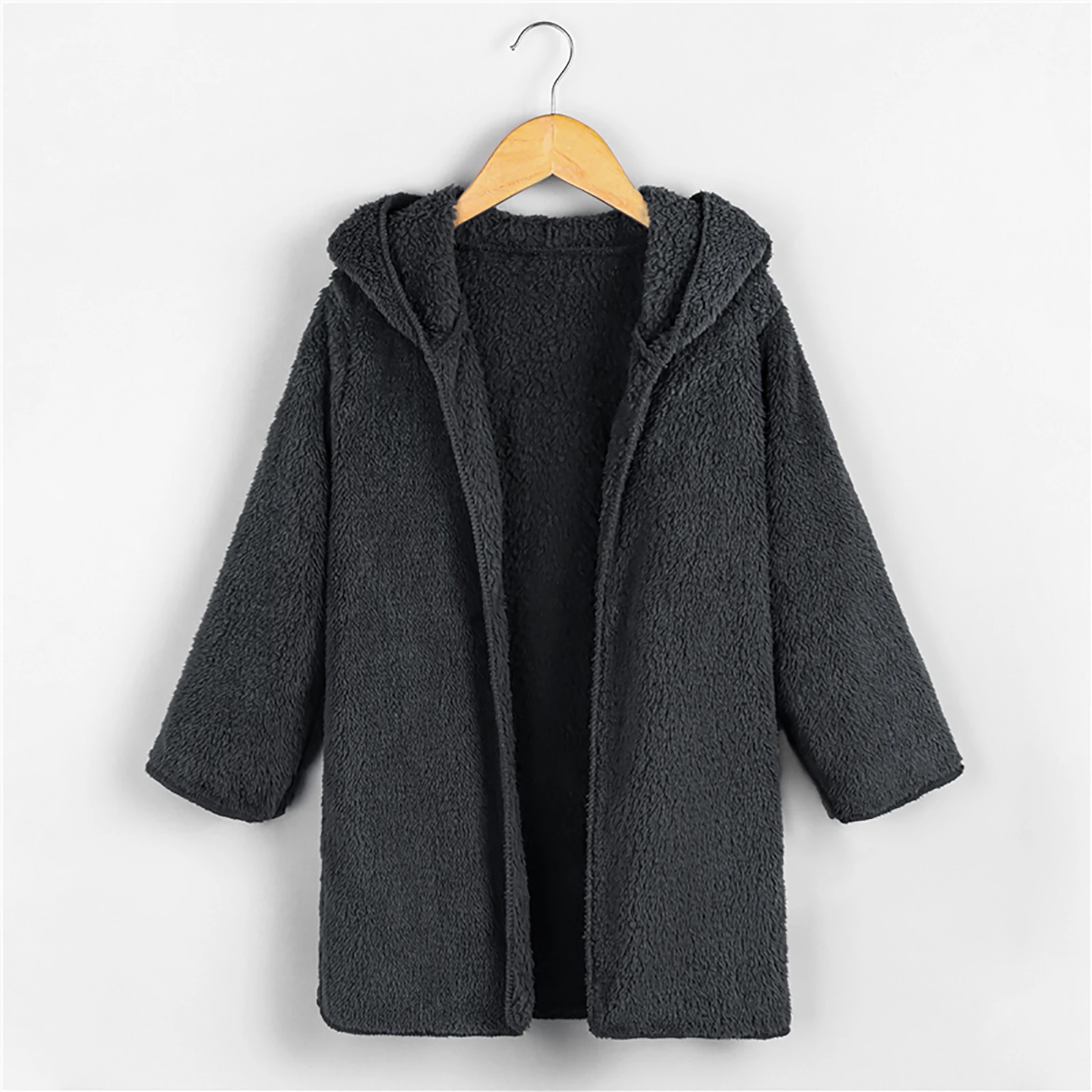 

2021 Children Girls Boys Winter Warm Clothes Fashion Plush Cardigan Coat Outerwear Cloak Jacket Kids Cute Coat Clothes