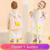 new childrens raincoats with schoolbags cartoon raincoats rain batch boys and girls kindergarten fashion student raincoats