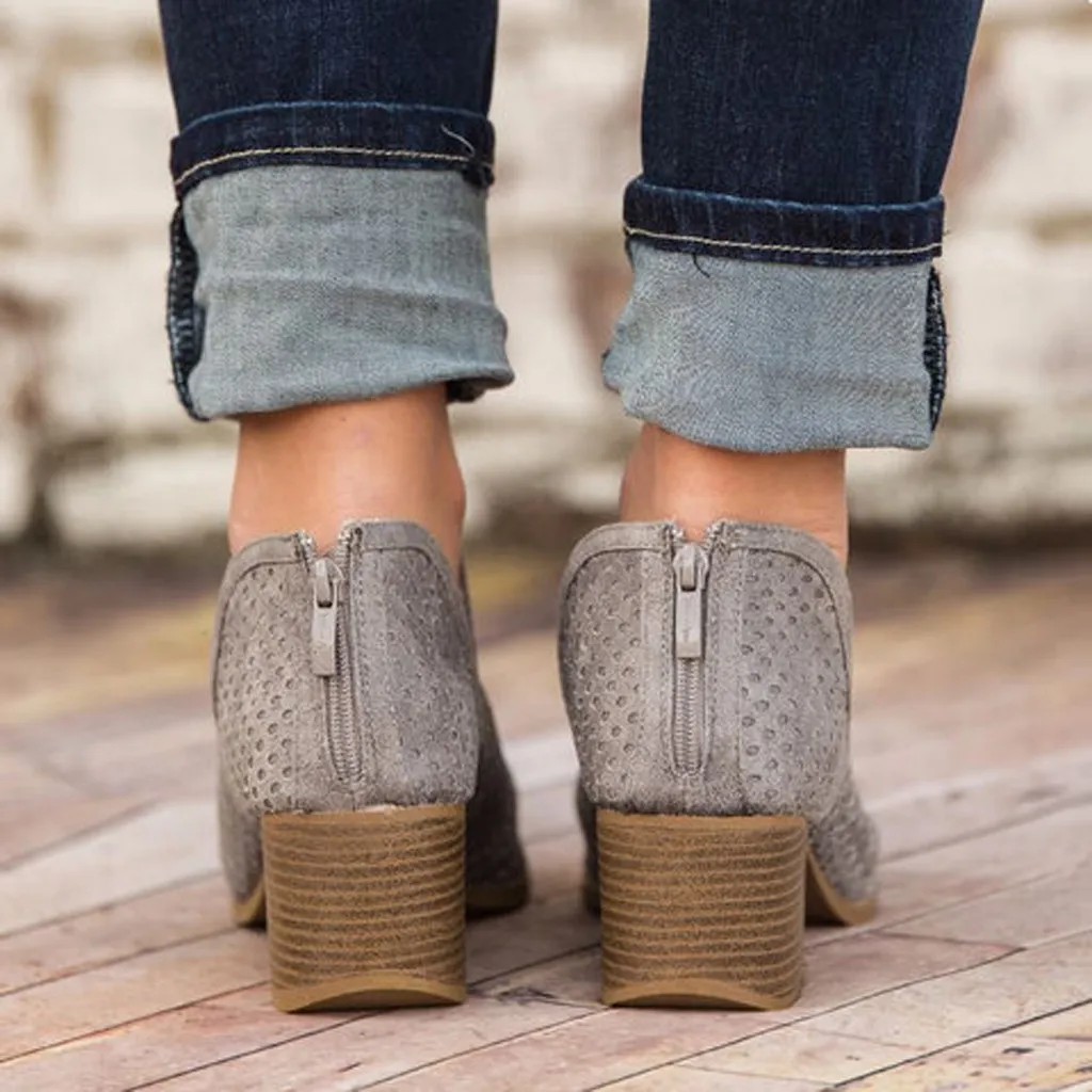 

High Quality Retro Womens Shoes Summer Low Heel Peep Toe Sandals Hollow Ankle Thick Heel Roman Ladies Boots Platform Shoes 53