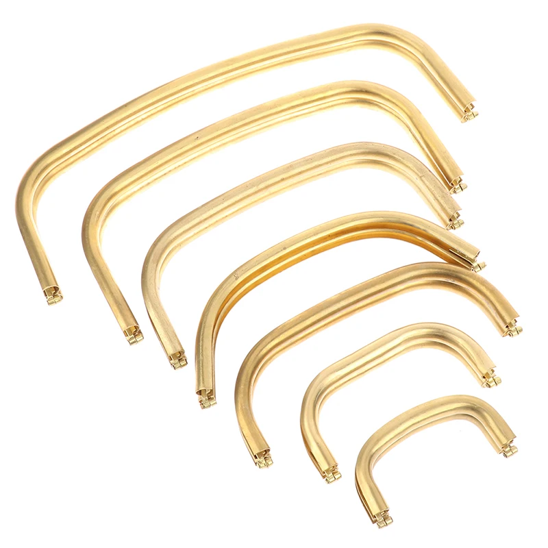 

9Sizes Women Clutch Bag Frame DIY Pouch Hardware Handmade Parts Bag Frame For Purse Magnetic Kiss Lock Metal Copper Frame