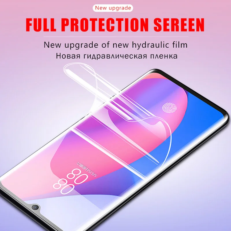 Гидрогелевая пленка с полным покрытием для Xiaomi Mi 11 10 9 9T Pro SE 8 экрана Note 7 K20 K30 8T 9S 50