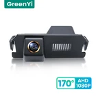 GreenYi 170  HD 1080P Автомобильная камера заднего вида для Hyundai I10 I20 I30 Rohens Solaris Genesis Coupe Elantra Verna Night Vision Reverse Reversing 4 Pin Автостоянка AHD