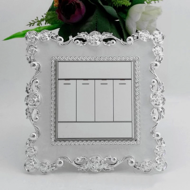 

Europe Style Switch Sticker Resin Switch Outlet Protective Cover Light Socket Stickers Switch Cover Home Decor