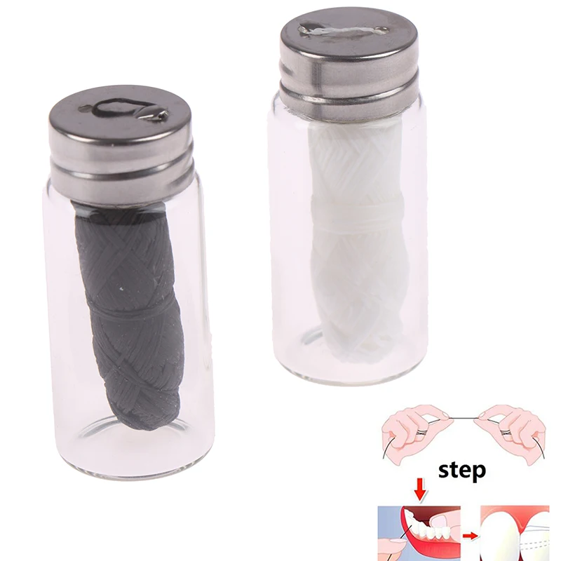 Зубная нить Экологичная для гигиены полости рта 30 м 2 цвета|Держатель зубной нити|