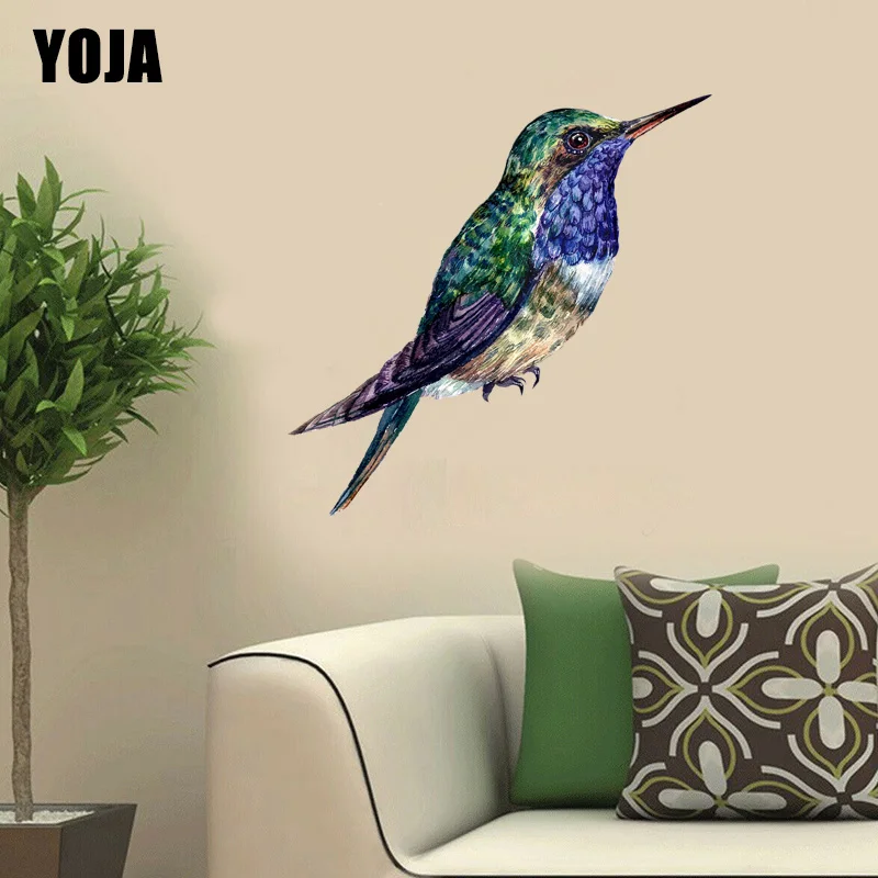 

Изысканные и великолепные наклейки YOJA 8WS0308 размером 42,3 × 42 см с колибри для домашнего декора комнаты