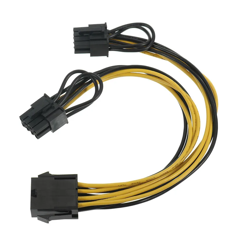 PCI E PCIE 8p розетка на 2 порта двойной 8pin 6 + p штекер для майнинга BTC графическая