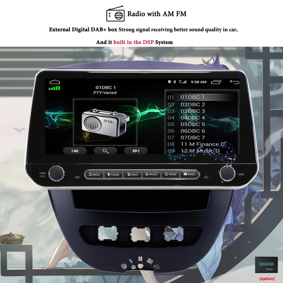 Для Peugeot Citroen C1 Toyota Aygo 2005-2014 автомобильное радио Видео DVD музыкальный плеер CarPlay 2Din головное устройство GPS карта Android 11 8 ядер (art.: 3920bb7998f57) - 3920bb7998f57