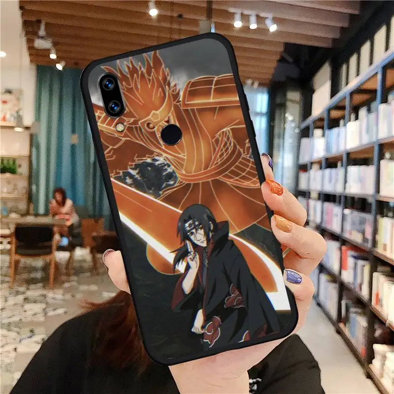 

Naruto Akatsuki Itachi Phone Case For Xiaomi Redmi Note 4 4x 5 6 7 8 pro S2 PLUS 6A PRO