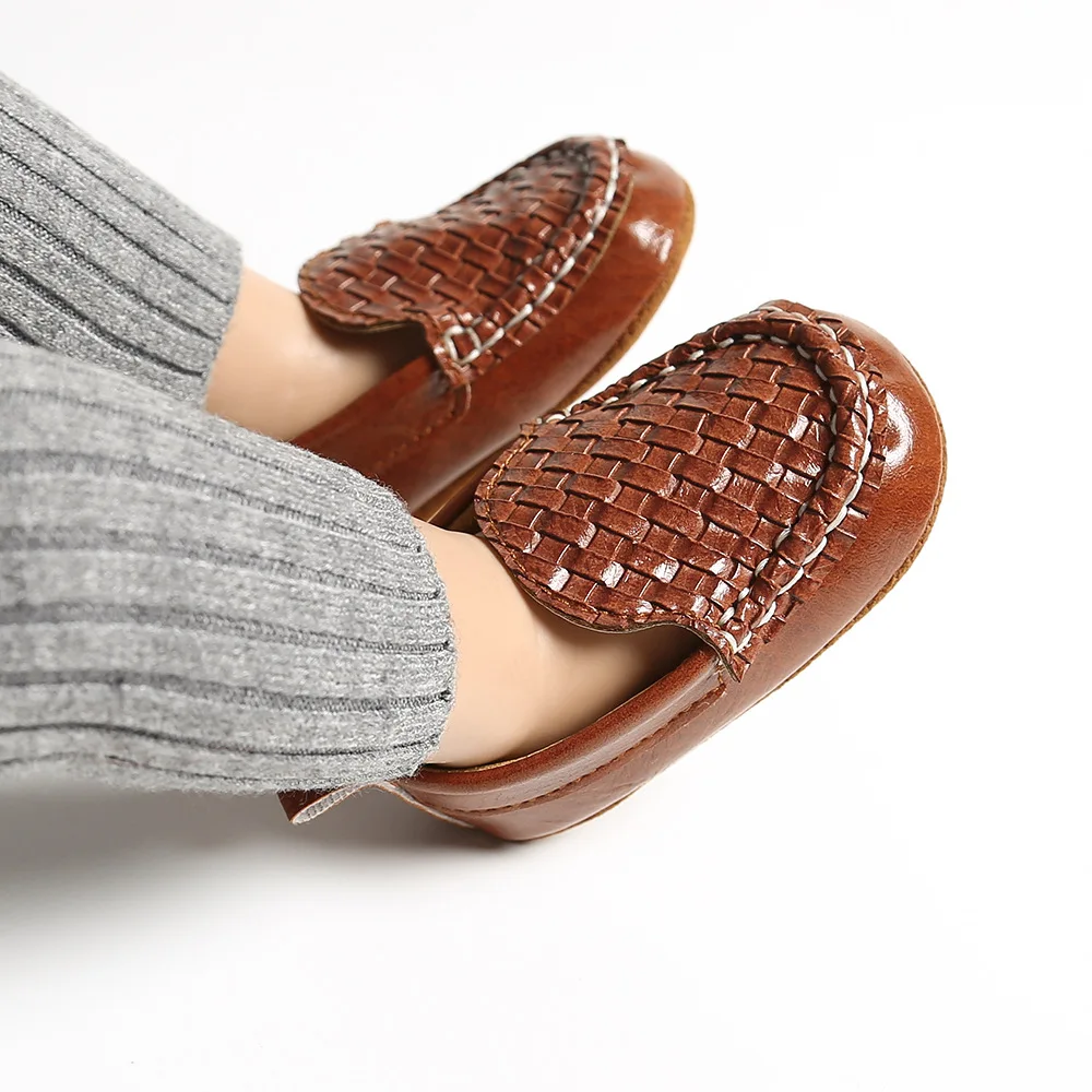 Кроссовки без шнуровки для мальчиков обувь из искусственной кожи начинающих