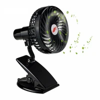 ha life mini fan rechargeable silent 4 blades baby stroller fans portable air cooling 3 speeds desk usb fan with usb output