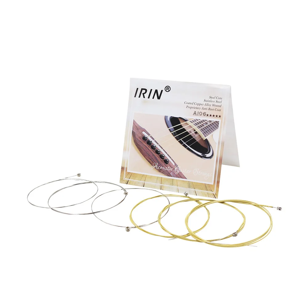 Акустическая струны народной гитары Замена Полный комплект из 6 шт. (.009 .045) Сталь
