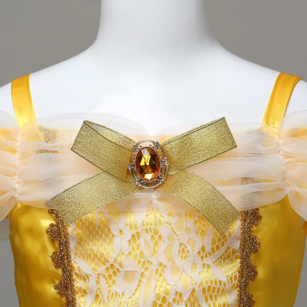 Belle/карнавальный костюм для костюмированной вечеринки платья девочек платье