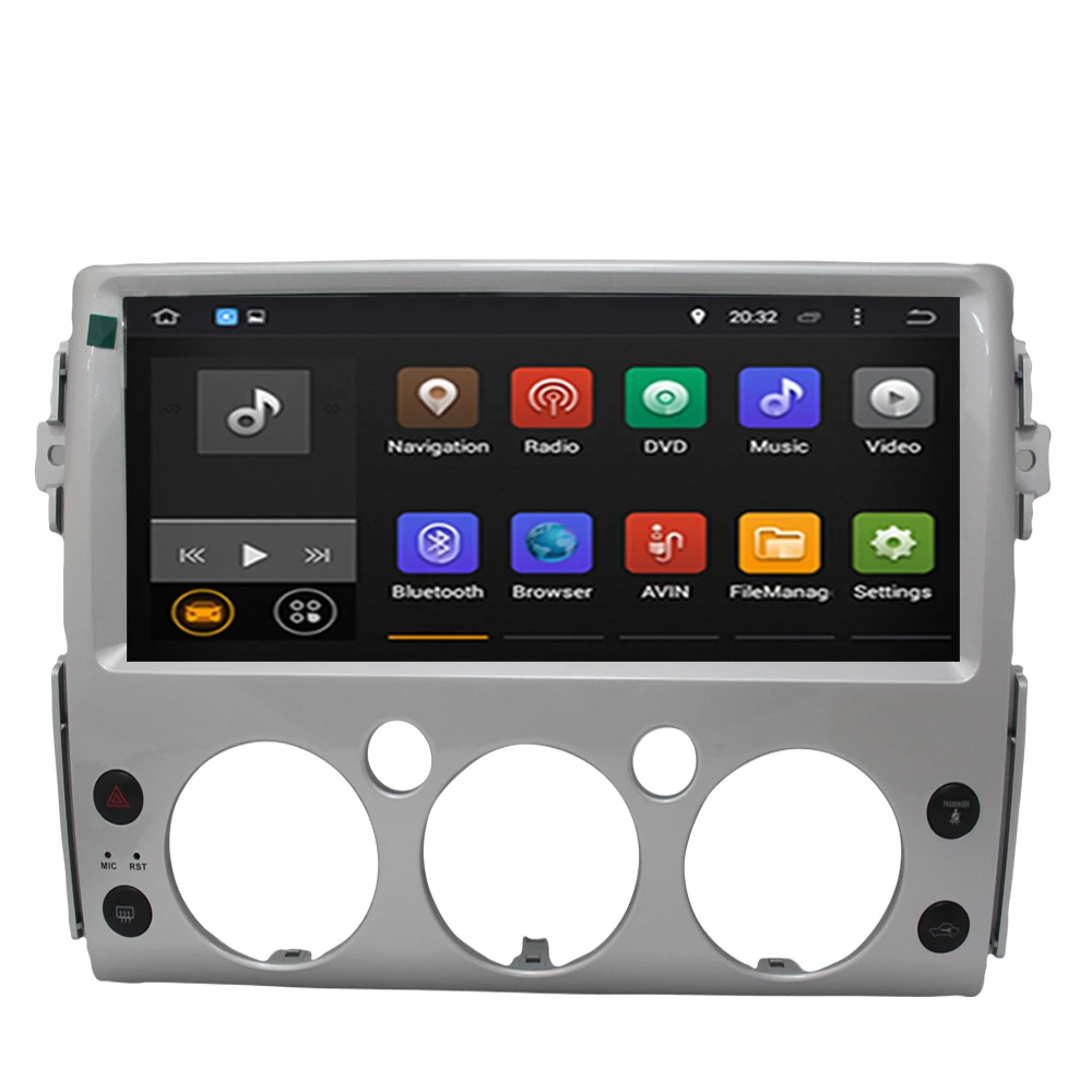 

Автомобильный GPS-навигатор на Android 10 для Toyota FJ Cruiser 2006-2022, 12,3 дюймов, радио, стерео, мультимедийный плеер с Bluetooth, Wi-Fi, DSP