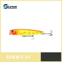super strengt realis pencil 65mm floating pencil fishing lure fishing tackle swimbait lure outdoor bass fishing for fishing