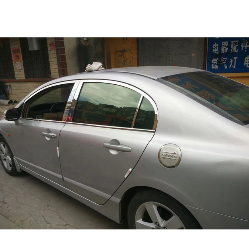 

Автомобильная оконная накладка из нержавеющей стали для honda civic 2006, 2007, 2008, 2009, 2010, 2011, 8th civic