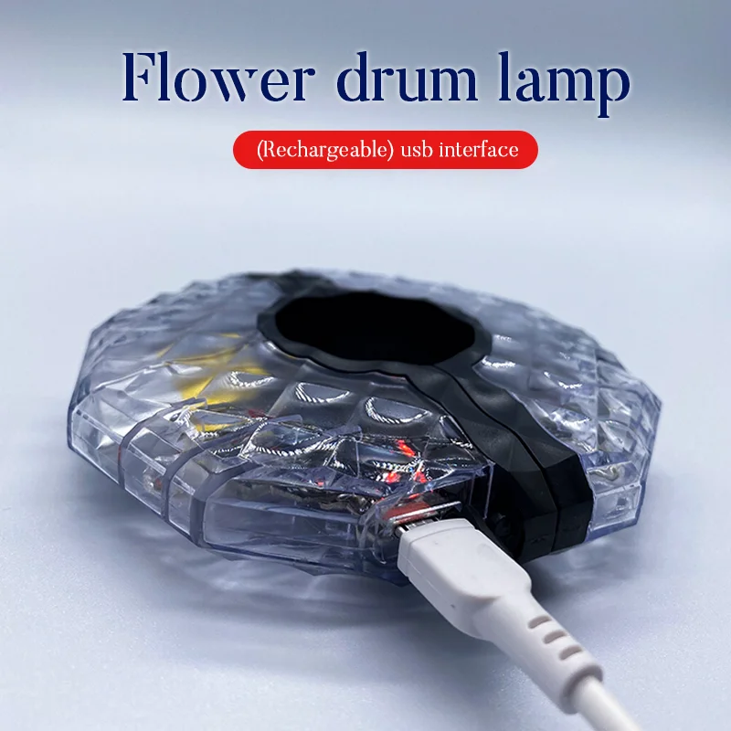 Цикл зоны светодиодный Перезаряжаемые велосипед подшипник ступицы колеса огни