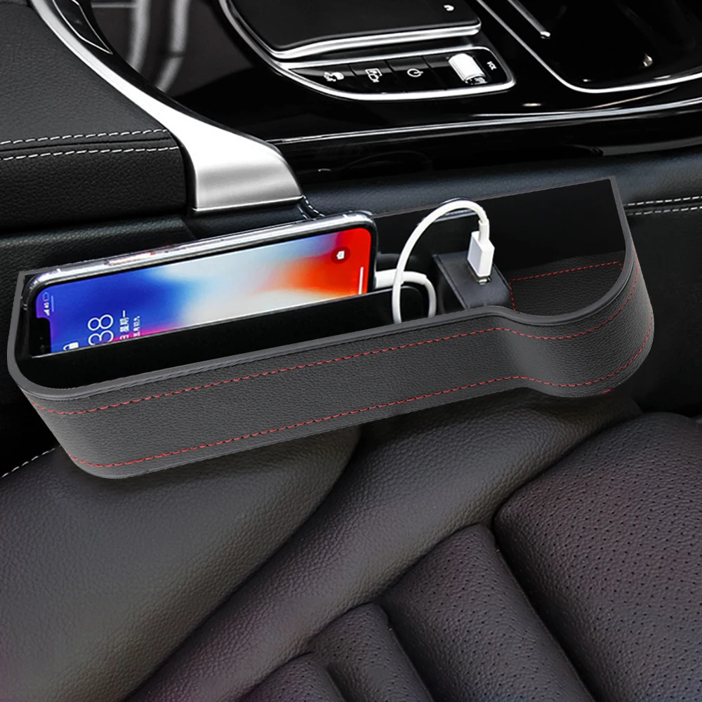 

Car Seat Gap Crevice Storage Box Multifunctional Stowing Tidying Passenger Driver Side for Pocket Organizer Phone Holders