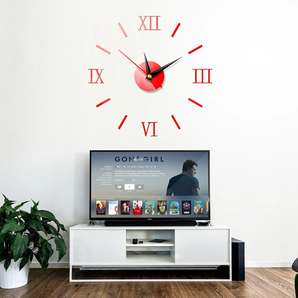 Акриловые самоклеящиеся 3d-наклейки в современном стиле кварцевые цифры с