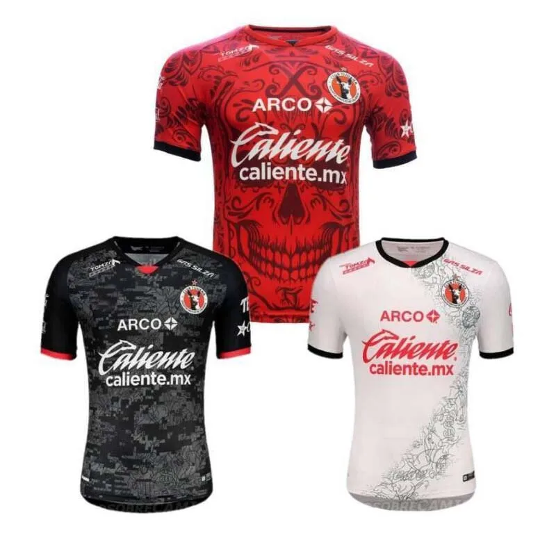 

Xolos 2021 customize High quality camiseta futbol tees T-shirt Mexico Club Tijuana red black white