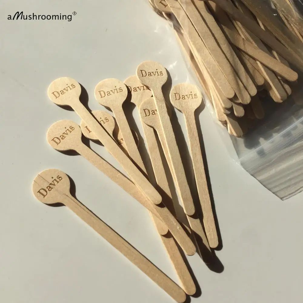 Персонализированные палочки Swizzzle для свадебной Декорации приема имена гостей