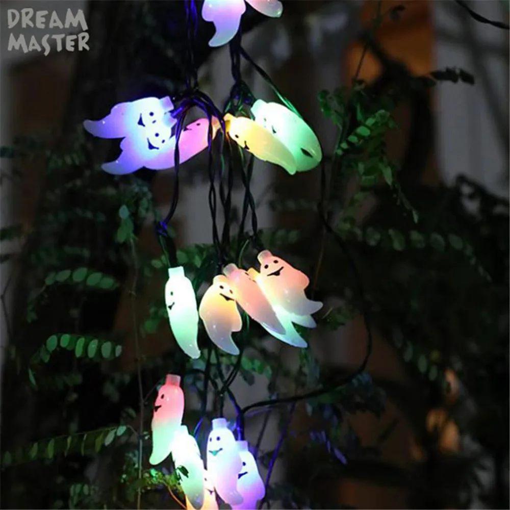 AA батарея гирлянды для уличного светильник s Красочные призрак Сказочный