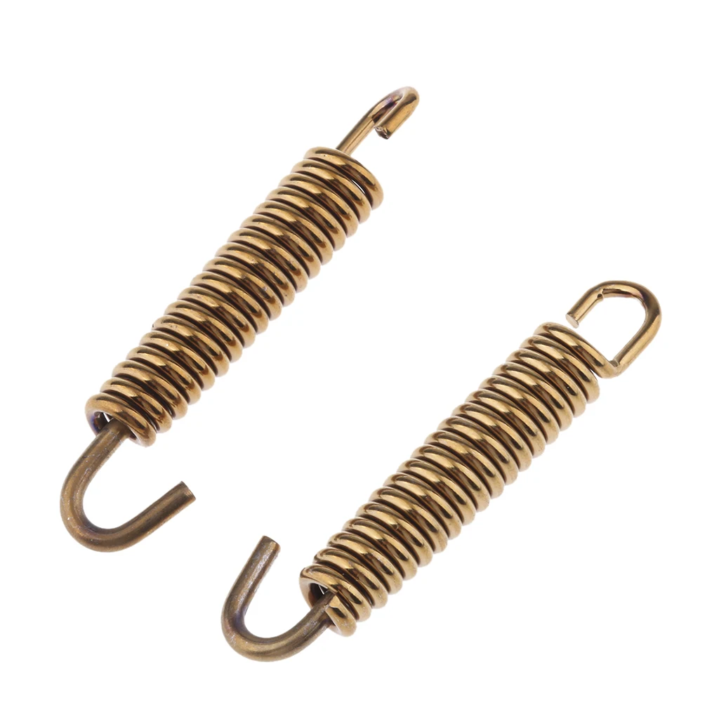 

65mm Motorcycle Universal Accessories Exhaust Pipe Silencer Springs Hooks