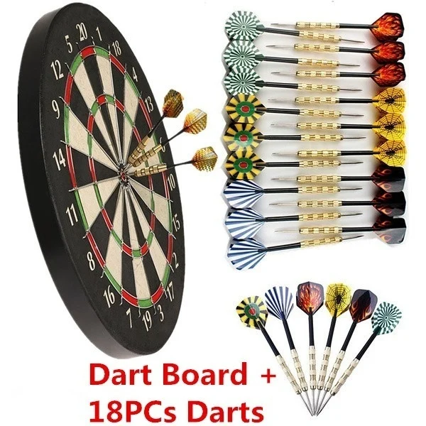 15dart board18 darts 12/15 \ Флокирование Дротика доска для записей 6/18 шт. Дротика s домашний развлекательный клуб для отдыха - Цвет: 15dart board18 darts