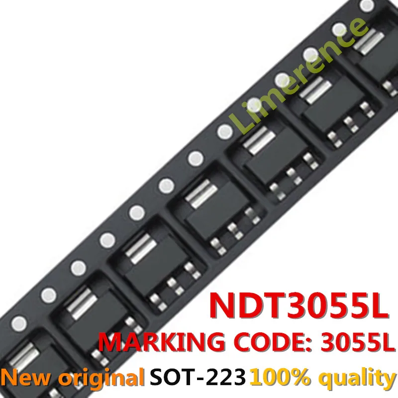 10 шт. NDT3055L SOT223 маркировочный Код: 3055L поддержка BOM комплексного обслуживания ing |