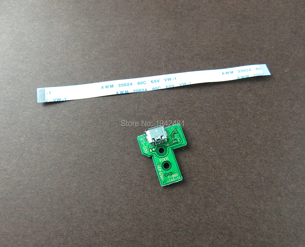 JDS-001 JDS-011 JDS-030 JDS-040 JDS-055 зарядка через usb Порты и разъёмы плата с кабелем для Playstation 4 контроллер USB Порты и разъёмы для PS4