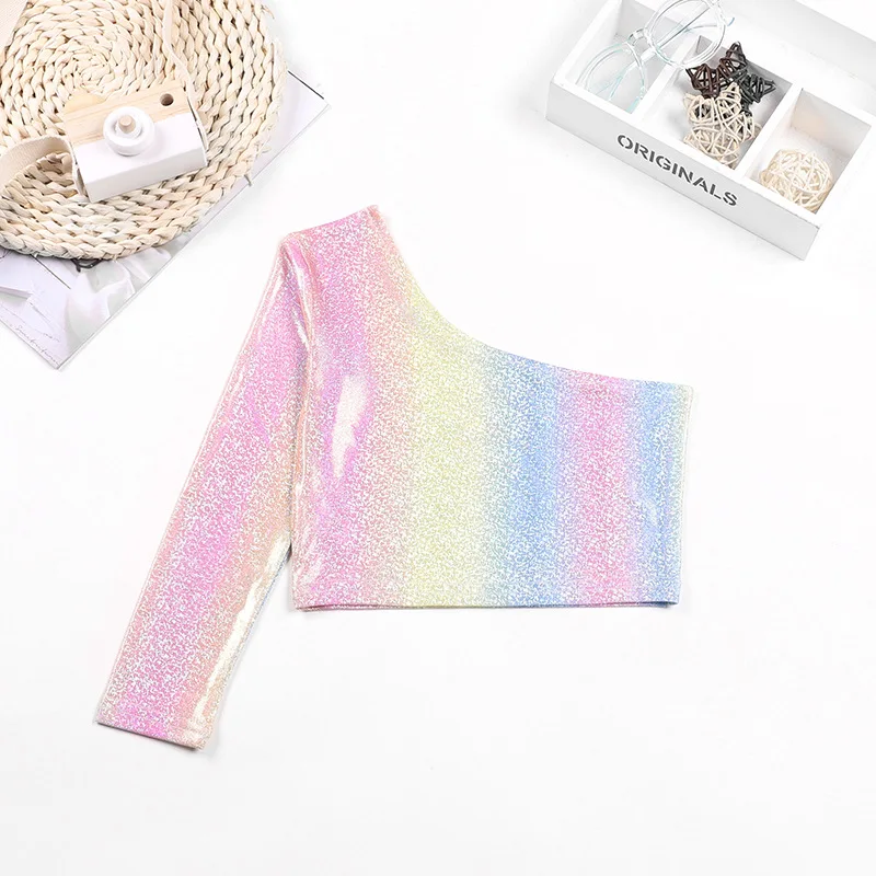 Новинка 2021 детская одежда цветная футболка с длинным рукавом и ярким лицом для