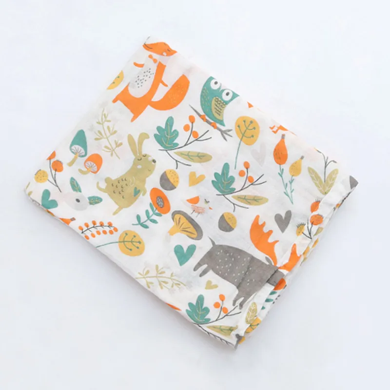 baby blanket 11 Детские одеяла хлопчатобумажные аксессуары для фотографирования новорожденных коляска чехол мультфильм шаблон обертывание ребенка игровой коврик муслин пеленание одеяло - Цвет: baby blanket 11