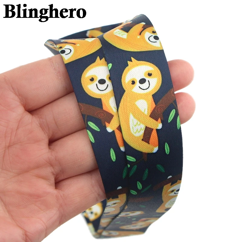 CA645 ленивый Ленивец ремешки крутой шейный ремень мобильный телефон КЛЮЧИ ID