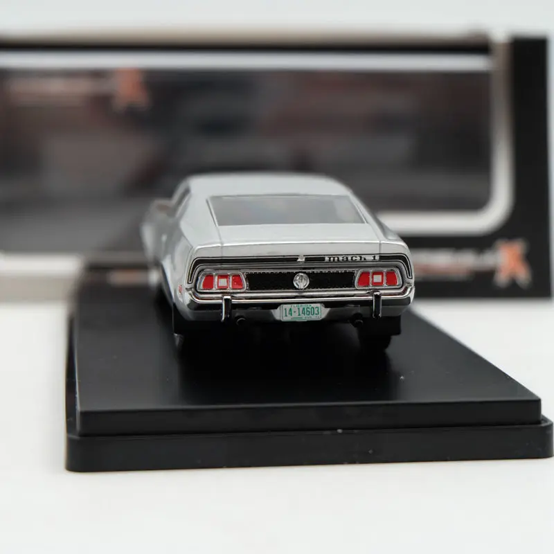 IXO Premium X 1:43 для Ford Mustang Mach 1 1973 Silver PRD398J Ограниченная серия авто модели литые под