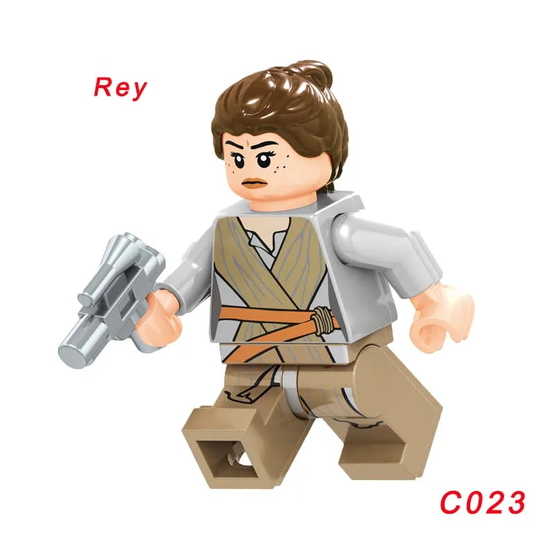 C023 Одиночная Звездные войны кирпич Dewback пустыня Jabba Rancor Amidala C-3Po Хром золотой таваунпун строительный блок - Цвет: C023
