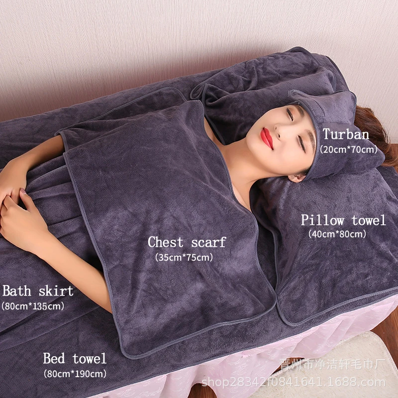 5 комплектов вышивка логотипа полотенце для салона красоты индивидуальный