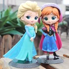 Disney холодное сердце Эльза Анна Принцесса Фигурки ПВХ Модель Кукла экшн-Коллекция фигурка игрушка модель для детей подарок