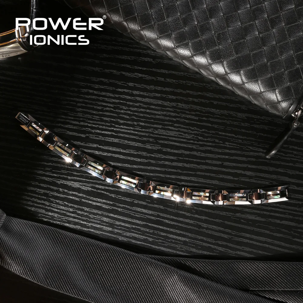 Магнитный браслет Power Ionics для мужчин и женщин Роскошные браслеты из вольфрамовой