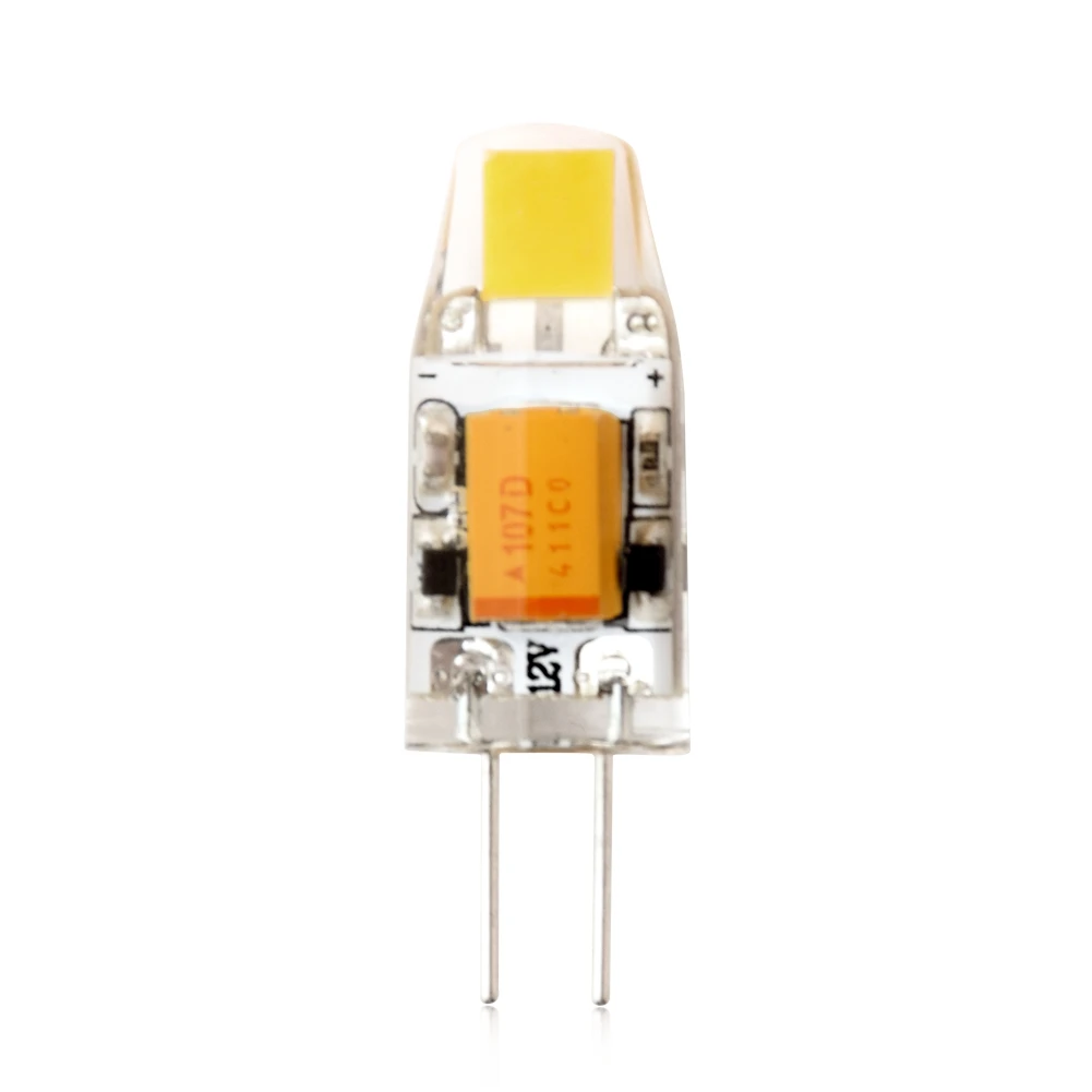 Супер яркий COB G4 светодиодный светильник 3 Вт 6 ACDC 12 В Кристалл силиконовый Lampadine