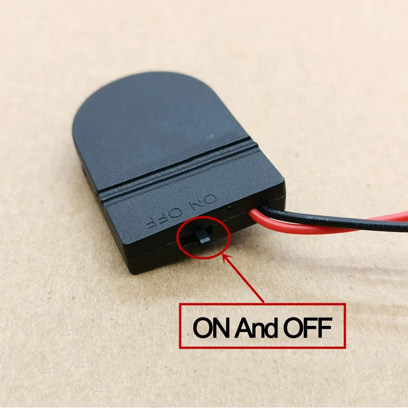 2/5 шт CR2032 Кнопка сотового Батарея гнездо держатель чехол Обложка с переключатель