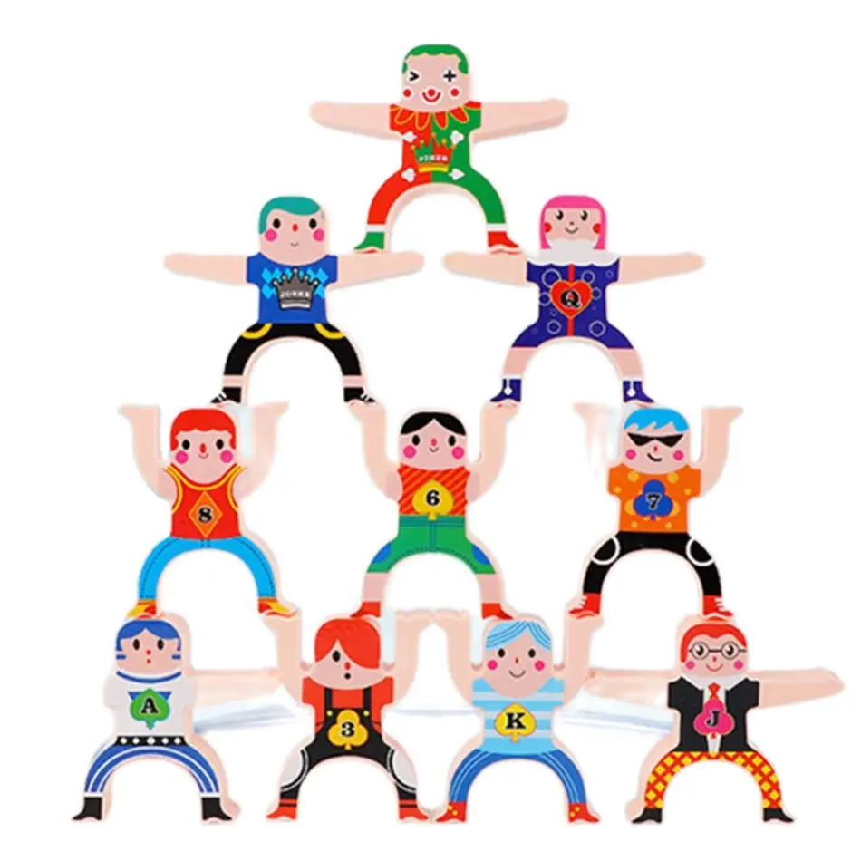 16 шт./компл. мультиплеерные балансные кирпичи для укладки ВЫСОКОЙ игры