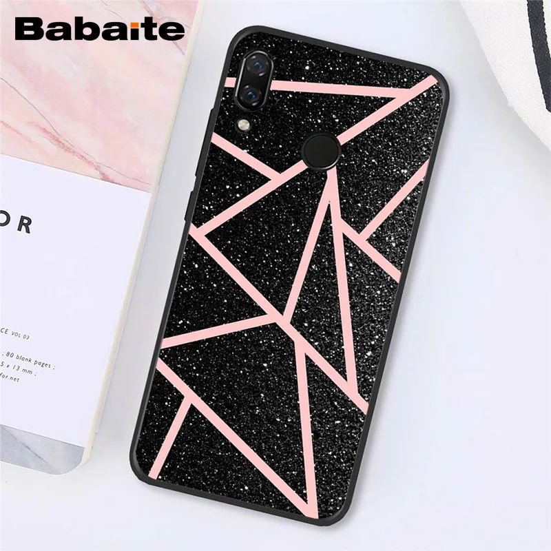 A12 Babaite Золотой Розовый Блестящий розовый Love Herat чехол для телефона для Xiaomi Redmi8 4X 6A S2 Go Redmi 5 5Plus Note4 5 7 Note8Pro - Цвет: A12