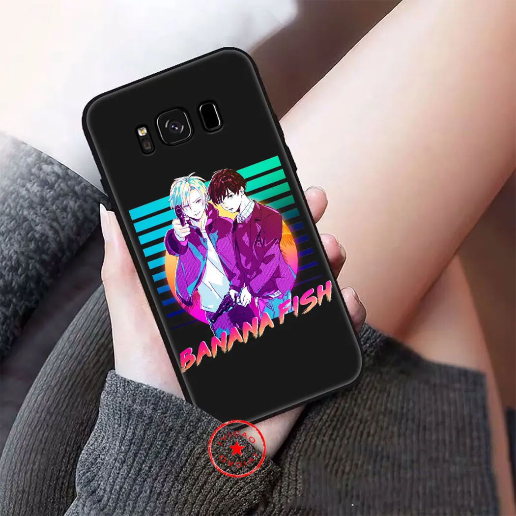 Banana Fish Silicone Soft Phone Case for Samsung Galaxy S20 S10 S9 S8 Plus Lite Ultra S6 S7 Edge S10e TPU Cover |