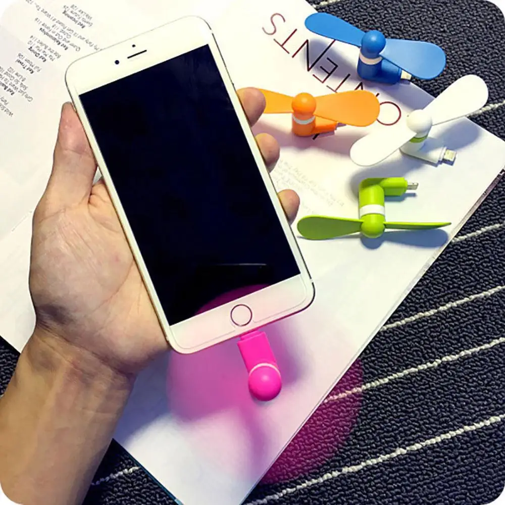 Акция! Портативный охлаждающий вентилятор с Micro USB бесшумный мини кулер для