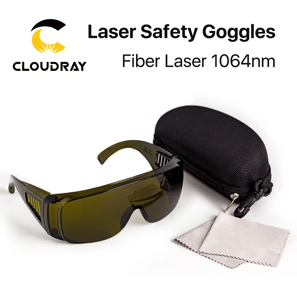 Cloudray 1064 нм защитные очки Стиль B лазерные 850 1300нм OD4 + CE для волоконного лазера|goggles