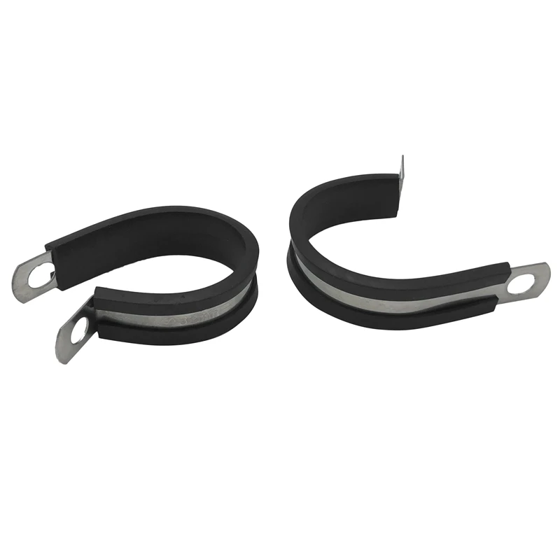 20 шт. 5/4 дюйма кабельные зажимы Нержавеющая сталь резиновые подушки хомуты