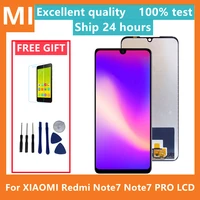 original 6 3 display with frame for xiaomi redmi note 7 redmi note 7 pro lcd touch screen digitizer assembly repair parts