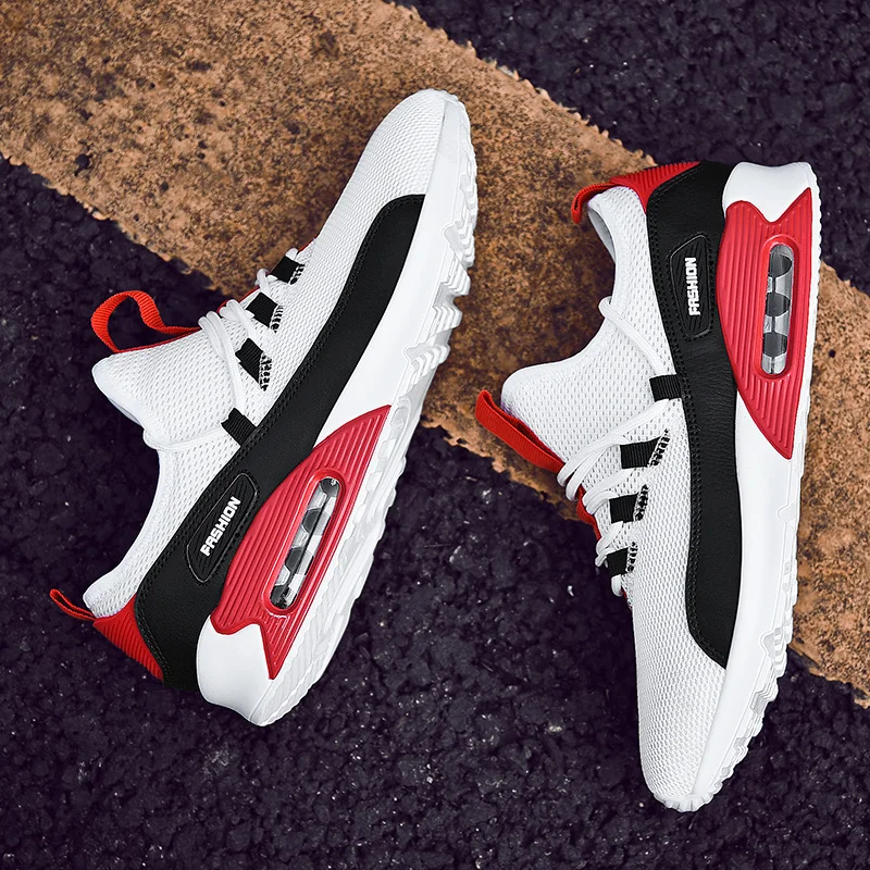 

QZHSMY 2021 Male Sneakers Autumn Breathable Men's Shoes Wear-resistant Sports Shoes Lightweight Sports Running Shoes Men 36-46